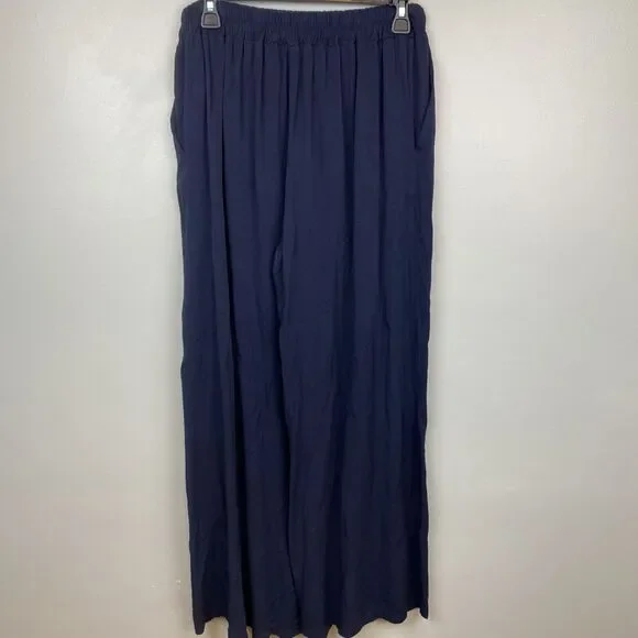 M Made In Italy Woven Pants women's L 29x29 Blue‎ NWT Anthropologie - Picture 7 of 12